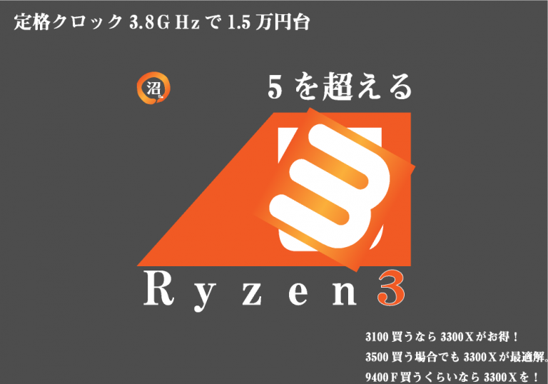 Ryzen3 3300XがRyzen5を超える大物CPUな件について│Ryzen沼53番地